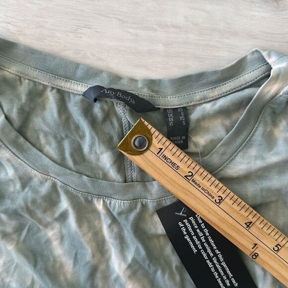 AnyBody Regular Cozy Knit Tie-Dye Top and Jogger Set Sage/Toffee XS NWT IN PKG - Picture 7 of 12